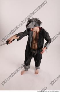 JACK DEAD PIRATE STANDING POSE WITH SWORD